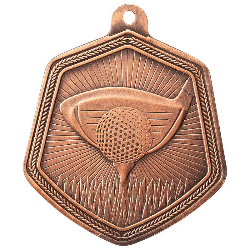 Golf Bronze Medal 67mm