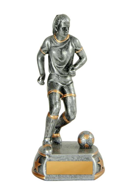 Female Football Trophy 125mm