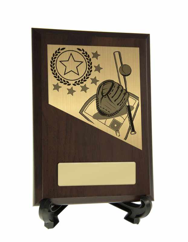 Baseball Theme on Plaque 200mm